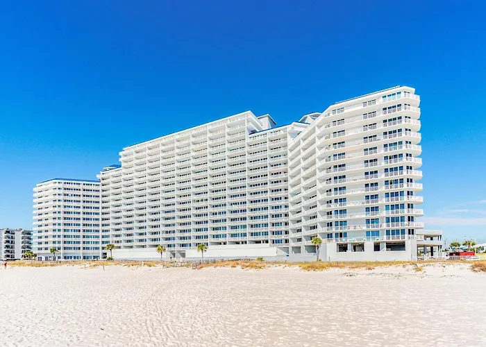 Polished Gulf-front With Balcony Ac Wifi & Shared Pools Hot Tubs Sauna Holiday home *