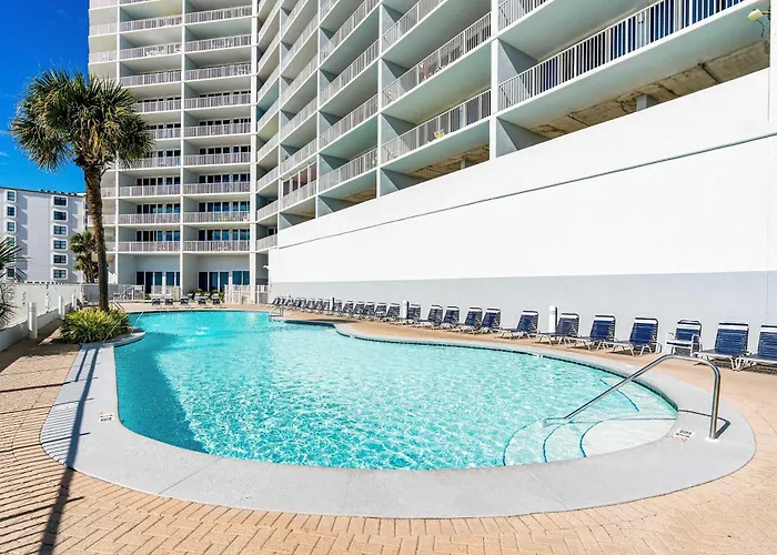 Polished Gulf-front With Balcony Ac Wifi & Shared Pools Hot Tubs Sauna * Gulf Shores